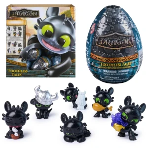„cum să-ți dresezi dragonul: figurină surpriză toothless”, 12 modele