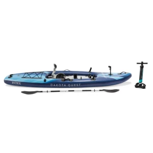 Intex caiac gonflabil “dakota quest” cu vâsle, pompă și geantă, 320x89x20 cm, până la 160 kg Thumbnail 6