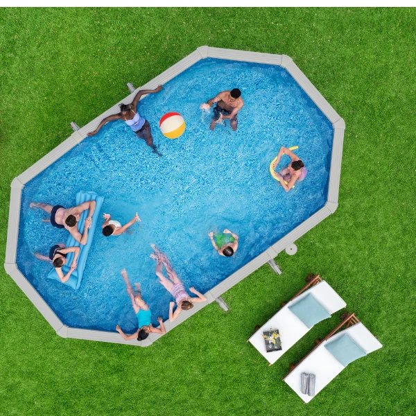 Bestway piscina hydrium 610 x 366 cm, 19929 l, carcas metal 6