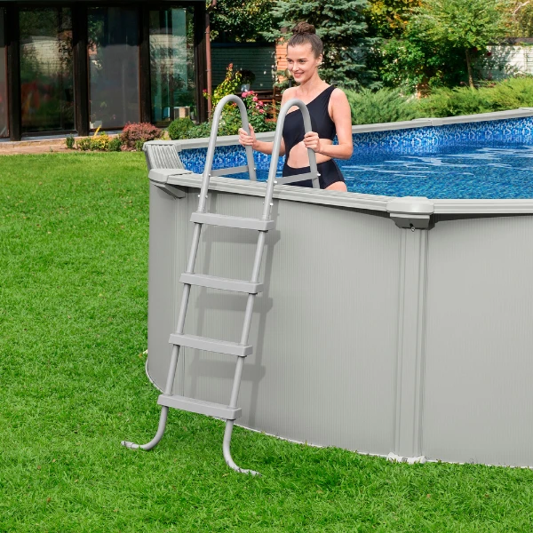 Bestway piscina hydrium 610 x 366 cm, 19929 l, carcas metal 7