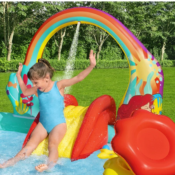 Bestway centrul de joc gonflabil "disney sirena", 221x193x140 cm, 2+ 6