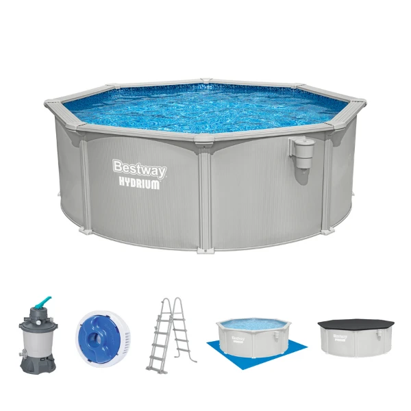 Bestway piscina hydrium 366 x 122cm, 10990 l, carcas metal 2
