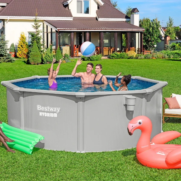 Bestway piscina hydrium 366 x 122cm, 10990 l, carcas metal 7