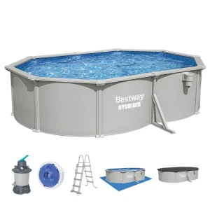 Bestway piscina hydrium 500x366 cm, 16296l, carcas metal