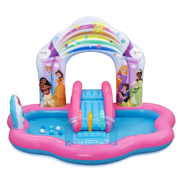 Надувной игровой центр bestway «принцессы disney», 221 x 193 x 140 см, 2+ 2