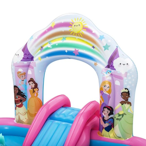 Надувной игровой центр bestway «принцессы disney», 221 x 193 x 140 см, 2+ 4