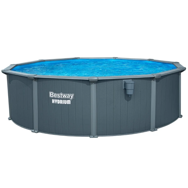 Bestway piscină hydrium 488x132 cm, 21490 l, carcas metal 2