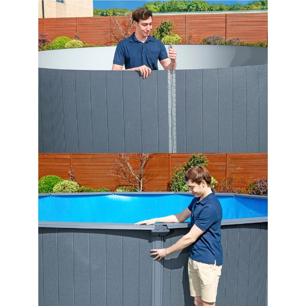 Bestway piscină hydrium 488x132 cm, 21490 l, carcas metal 11