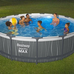 Bestway piscină steel pro max  457x107 cm, 14970l, cadru metalic, led Thumbnail 11