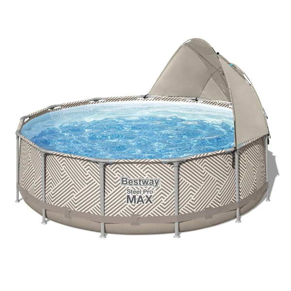 Bestway piscina steel pro max 396x107 cm, 11133l, cadru metalic 2