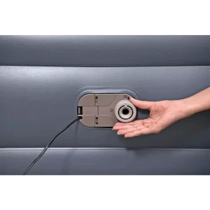 Bestway saltea gonflbilă cu pompa electrică  220 v încorporată și tăblie,  229х152х84 cm Thumbnail 7