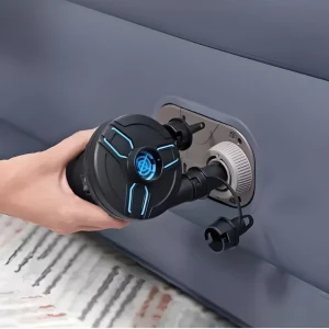 Bestway saltea gonflbilă cu pompa electrică  220 v încorporată și tăblie,  229х152х84 cm Thumbnail 6