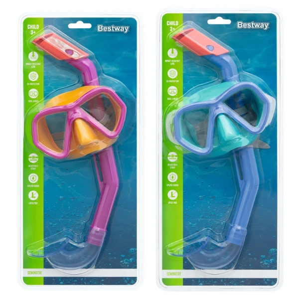 Bestway set de înot (mască, snorkel), 2 culori 6