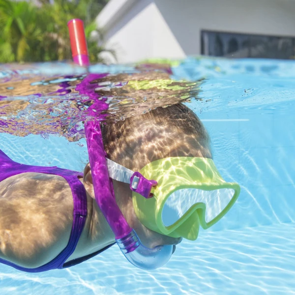 Bestway set de înot (labe, mască, snorkel), 2 culori 6