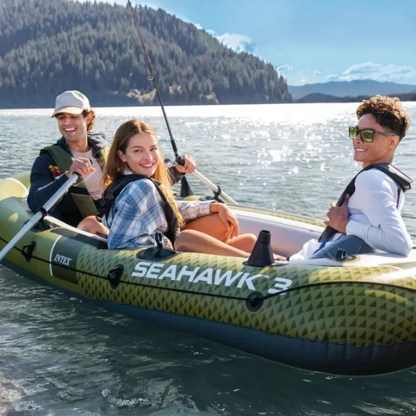 Intex barca gonflabilă “seahawk 3” cu vâsle și pompă, 295x137x43cm, până la 360kg 7