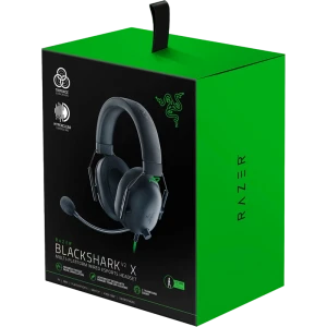 Căști razer blackshark v2 x, cu fir, negru Thumbnail 2