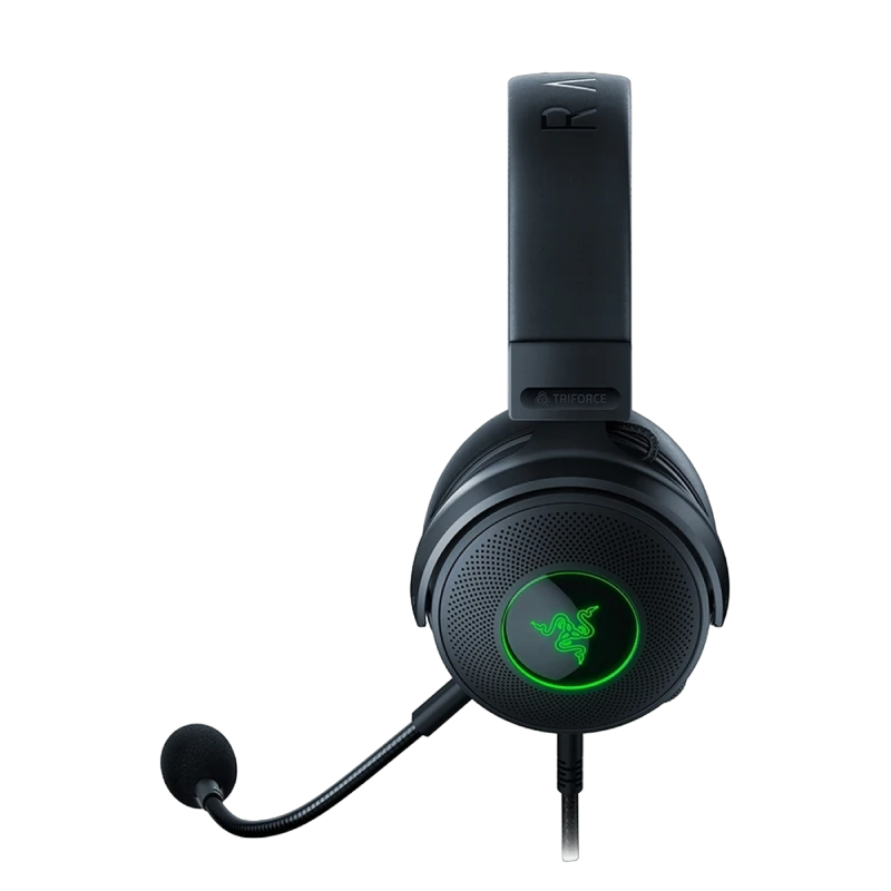 Игровая гарнитура razer kraken v3, проводной аналоговый, чёрный 2