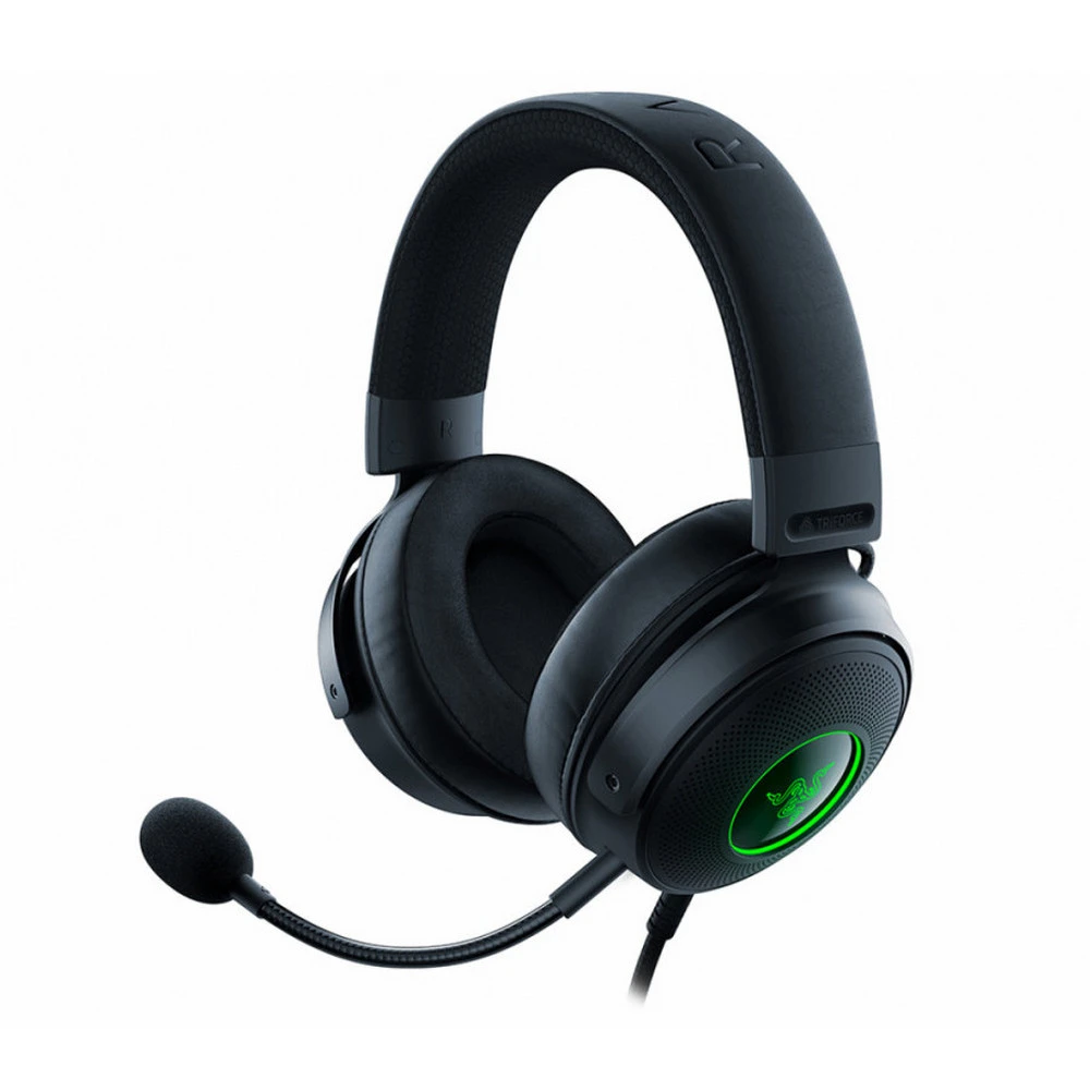 Игровая гарнитура razer kraken v3, проводной аналоговый, чёрный 7