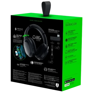 Игровая гарнитура razer barracuda, bluetooth/usb, чёрный Thumbnail 13