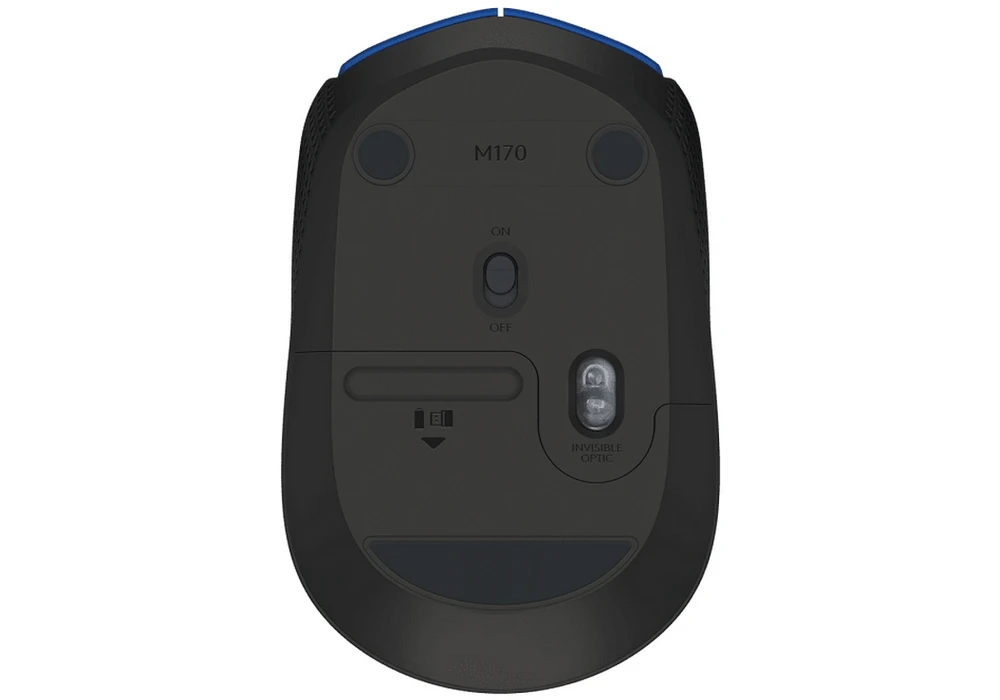 Беcпроводная мышь logitech m171, синий 10