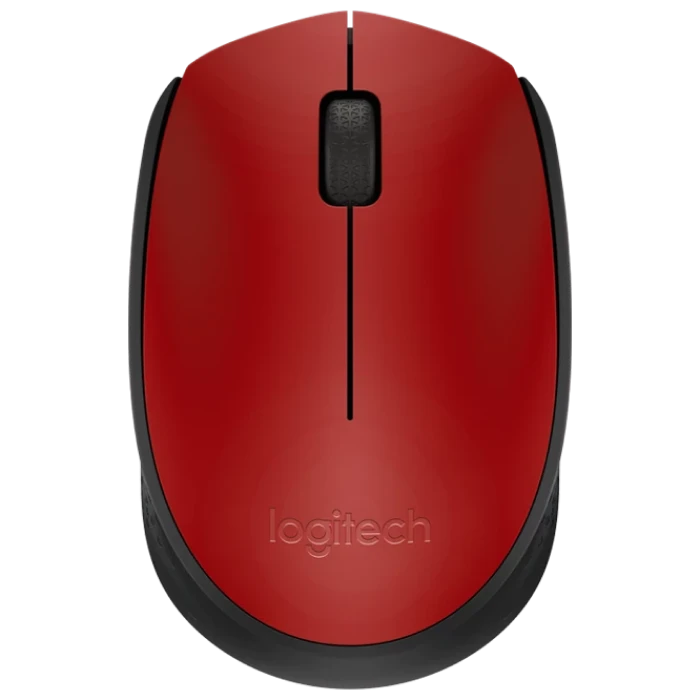 Беcпроводная мышь logitech m171, красный 12