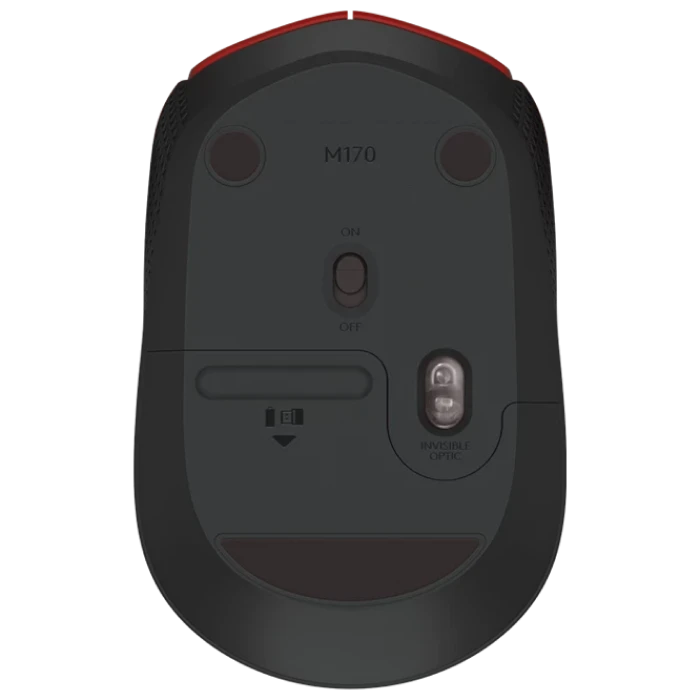 Беcпроводная мышь logitech m171, красный 7