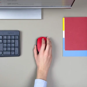 Беcпроводная мышь logitech m171, красный Thumbnail 5