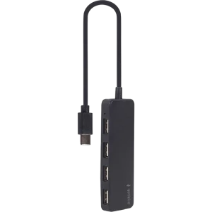 Usb-адаптер gembird uhb-cm-u2p4-01, черный
