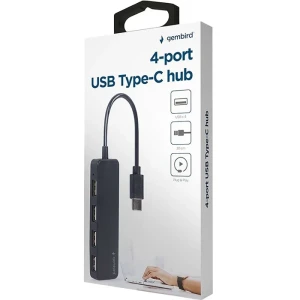 Usb-адаптер gembird uhb-cm-u2p4-01, черный Thumbnail 3