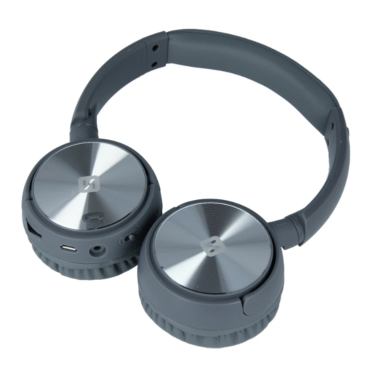 Headphones swissten wireless stereo trix silver/grey 2