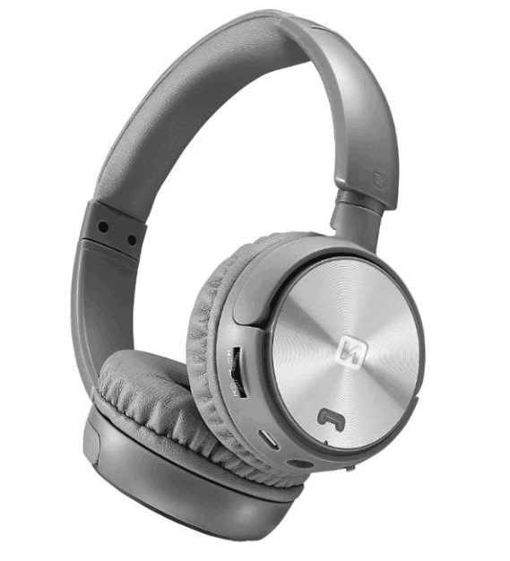Headphones swissten wireless stereo trix silver/grey 2