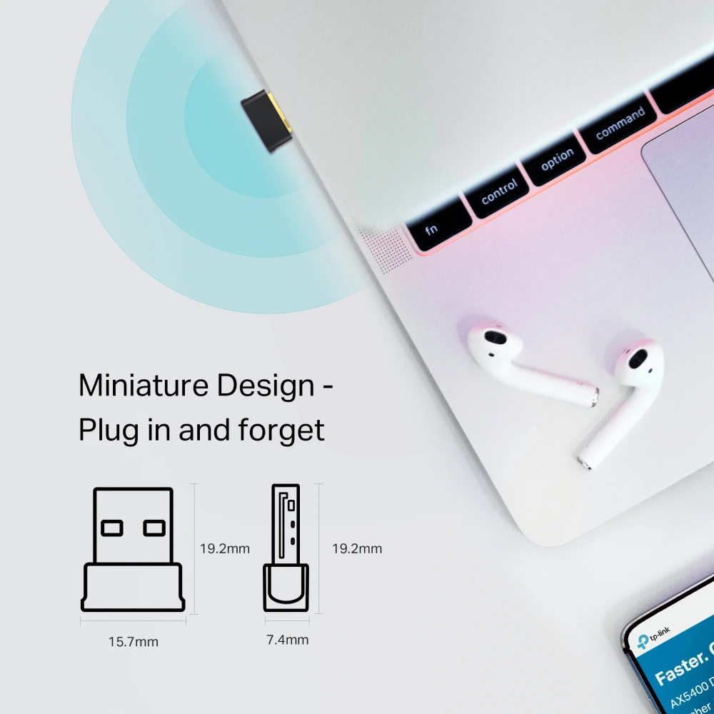 Tp-link archer t600ub nano ac600 nano dual band wi-fi bluetooth 4.2 usb adapter 3