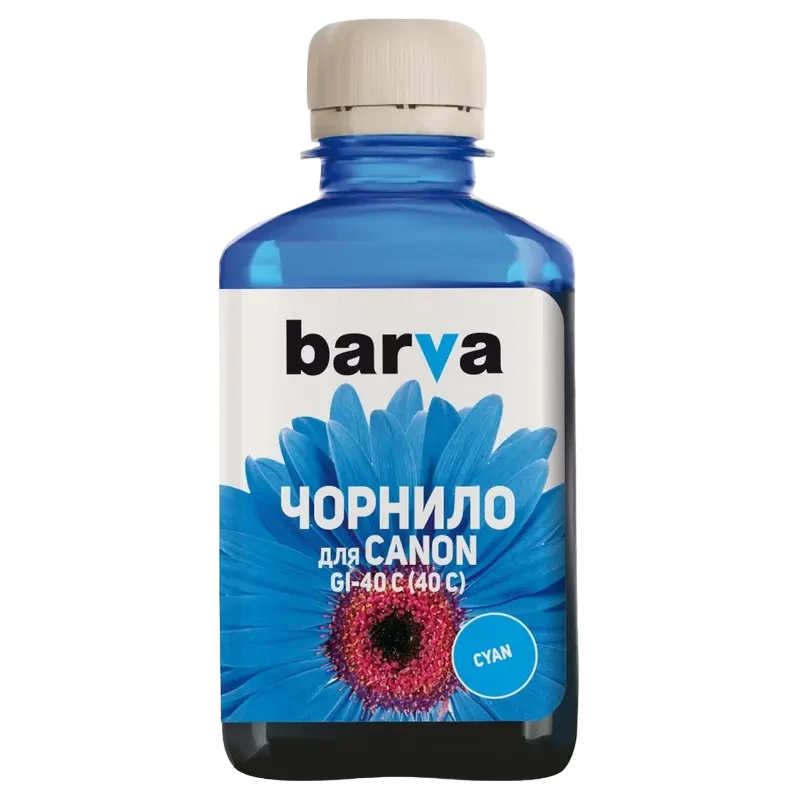 Контейнер с чернилами barva cgi40-748, 180мл, голубой 2