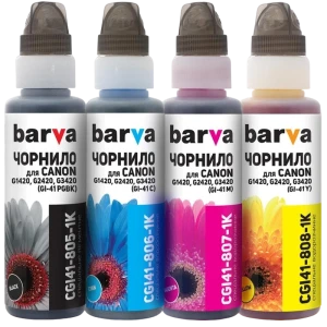 Контейнер с чернилами barva cgi41-1k-mp, 400мл, набор из 4 цветов Thumbnail 2