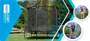 Детский садовый батут thunder inside elite 8ft (244см) black Thumbnail 3