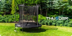 Детская садовая батут thunder inside elite 6ft (183 см) black Thumbnail 2