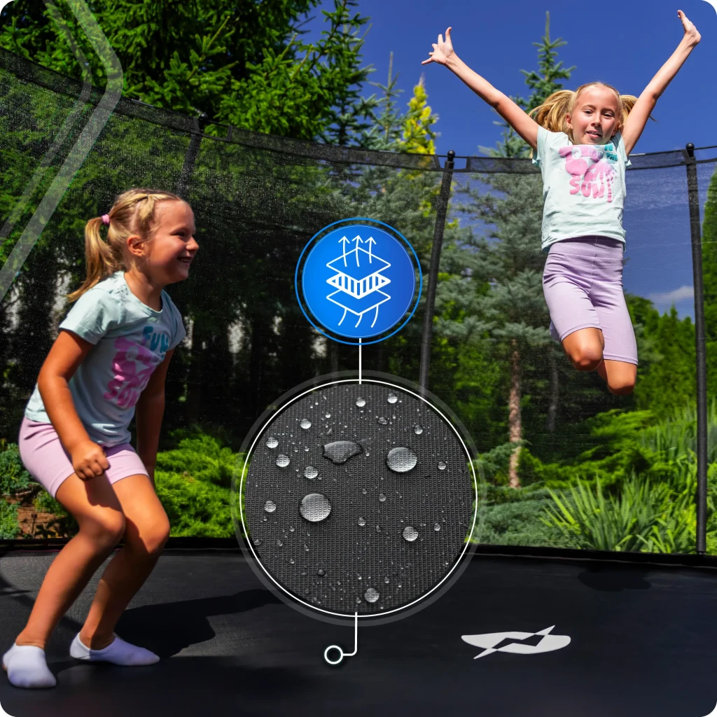 Детская садовая батут thunder inside elite 6ft (183 см) black 9