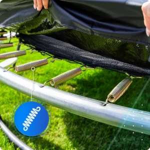 Trambulina de grădină pentru copii thunder inside elite 4,5ft (140cm) black Thumbnail 5