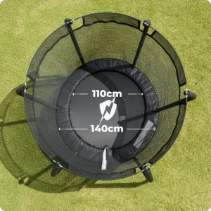 Trambulina de grădină pentru copii thunder inside elite 4,5ft (140cm) black Thumbnail 4