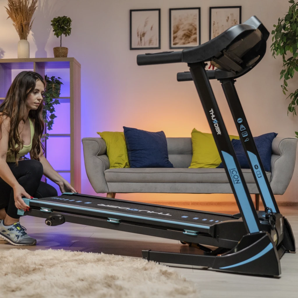 Banda de alergare electrica thunder icon-blue 4