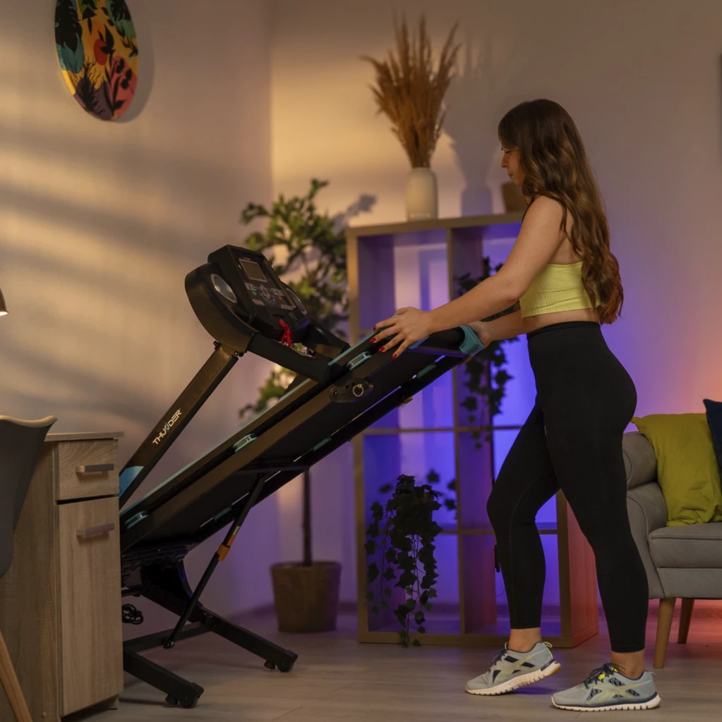 Banda de alergare electrica thunder icon-blue 5