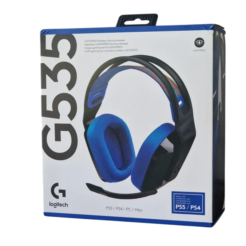 Căști gaming logitech g535, fără fir, negru | albastru 4
