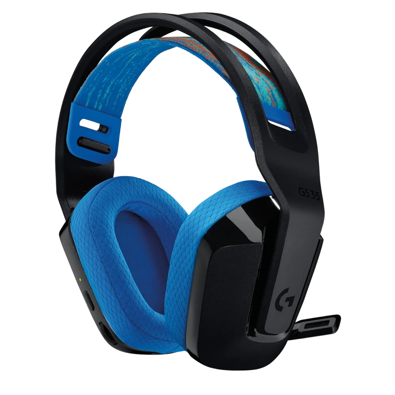 Căști gaming logitech g535, fără fir, negru | albastru 5