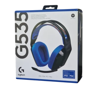 Căști gaming logitech g535, fără fir, negru | albastru Thumbnail 4