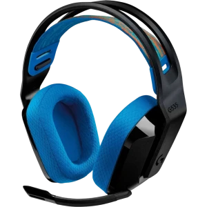 Căști gaming logitech g535, fără fir, negru | albastru