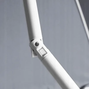 Umbrela de gradina/plaja jumi 240cm cu functie de pliere , gri om-281844 Thumbnail 5