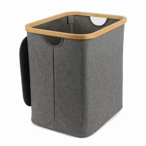 Корзина для белья jumi, объем 80 л, серый Thumbnail 4