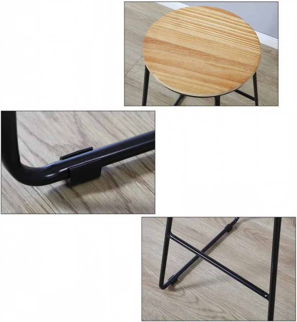 Барный стул jumi из дерева, oak artisan / черный 6