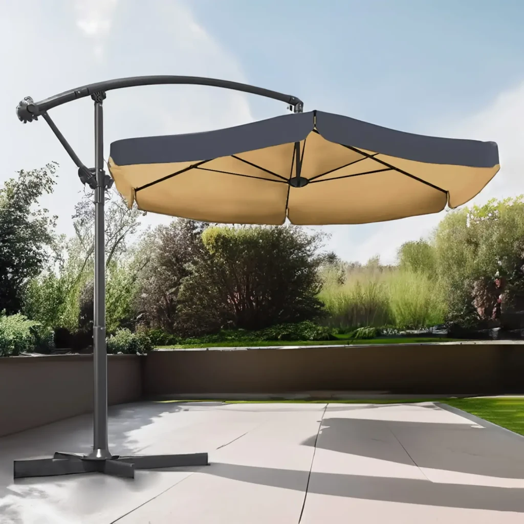 Masa de camping pliabila + 4 taburete jumi oak artisan om-281813 2