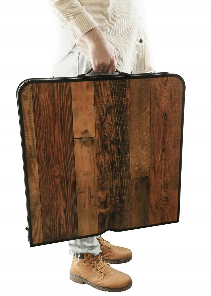 Masa de camping pliabila + 4 taburete jumi oak artisan om-281813 6